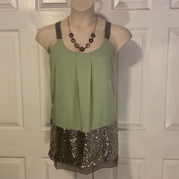 Vera Wang Tops - Beautiful Vera Wang layered camisole with sequins.
